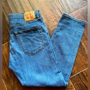 Men’s 502 Levi’s (Taper fit) 36x30 Blue denim jeans.  Previously worn!